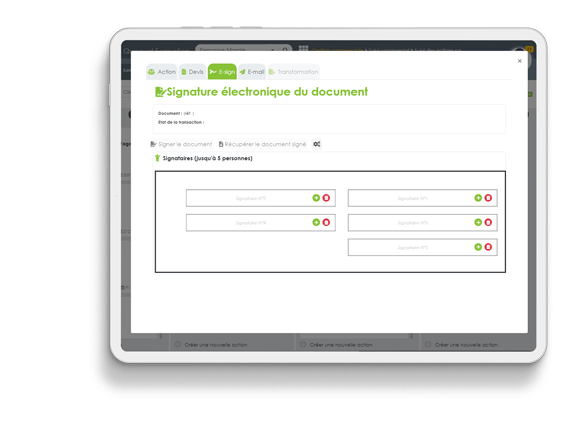 logiciel signature electronique centre de formation